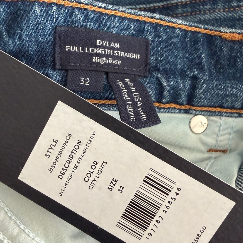 Veronica Beard Dylan High Rise Straight Leg Jeans NWT - Picture 5 of 6